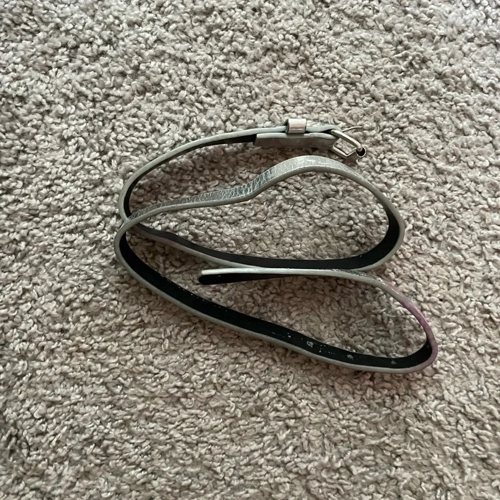 🍒4/$15 Silver Metallic Kids Belt